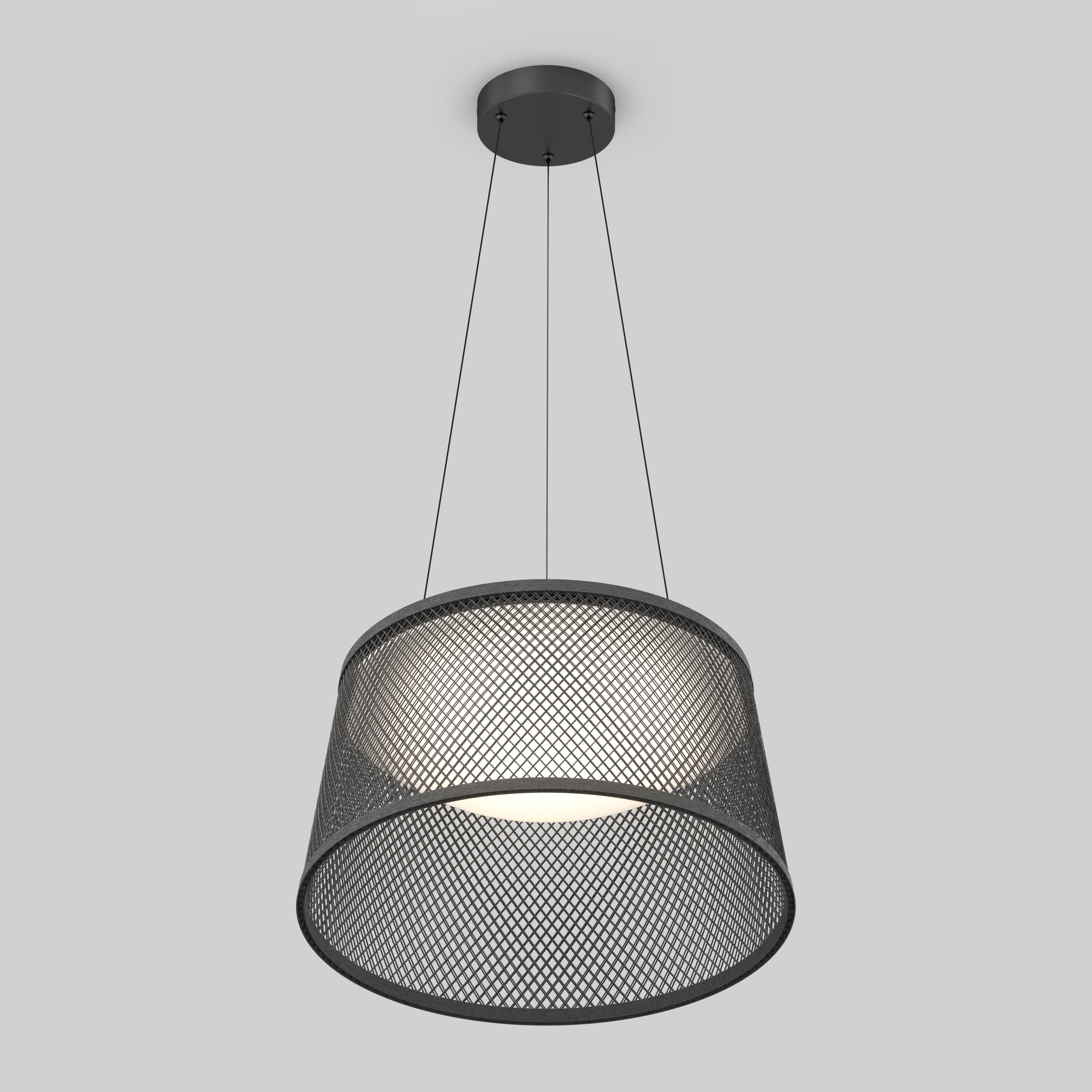 Adrian LED Pendant Light 3 CCT Matte Black in Matte Black | Artika Canada