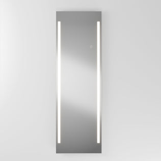 The Artika Emeraude 19"x59" LED floor mirror features vertical lights—perfect as a stylish full-length accent.