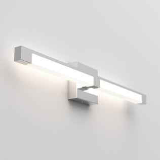 The Artika Tivoli modern LED bathroom vanity light 5 CCT is a sleek, wall-mounted fixture with adjustable white light and a minimalist rectangular design, ideal for contemporary spaces.
