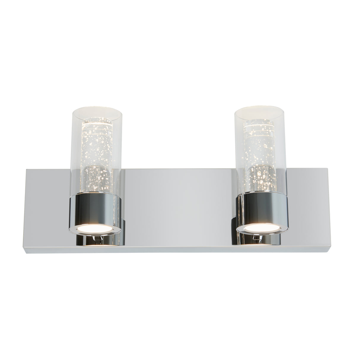 Ratio 16 pulg (40 cm) luminario de vanidad de 2 luces LED moderno para baño