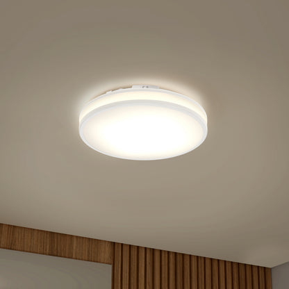Hemisphere 15 in. LED flush mount light 5 CCT