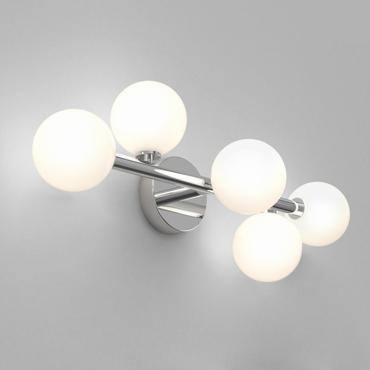 The Artika Bloom 27-in (69 cm) 3-Light Modern LED Vanity Light features a sleek design with frosted glass and chrome—ideal for adding elegant, contemporary lighting to your bathroom.