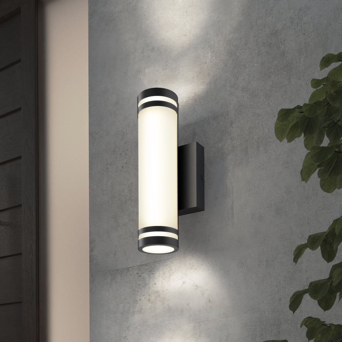 Bradley modern LED indoor-outdoor wall light 3 CCT