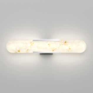 The Artika Selena LED bathroom vanity light 3 CCT features a frosted shade for soft, warm lighting in modern baths.