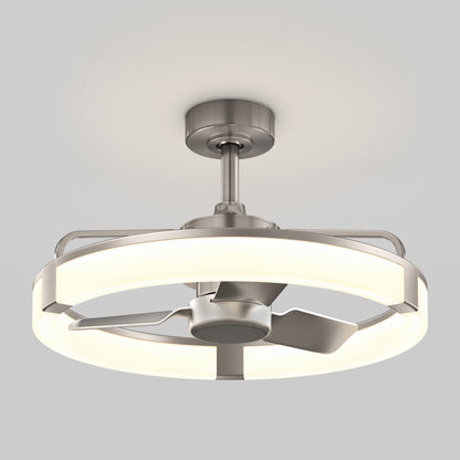 Sunnyvale ventilateur moderne 23 po. à DEL - avec télécommande