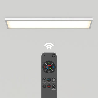 Artika Skyshade smart RGB LED light panel with wireless remote—ideal for workshop lighting and adjustable color and brightness.