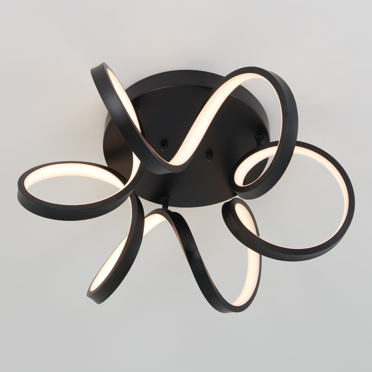 Swirl Ribbon plafonnier à DEL moderne 50 cm (20 po)