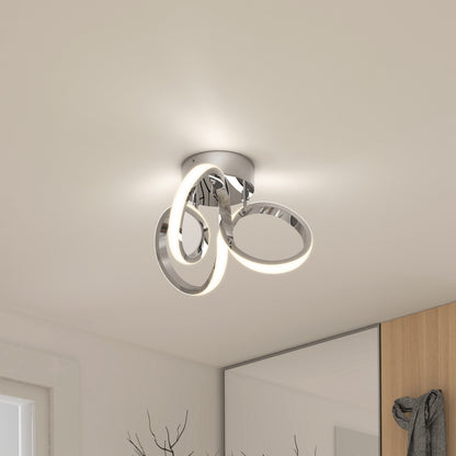 Swirl LED flush mount