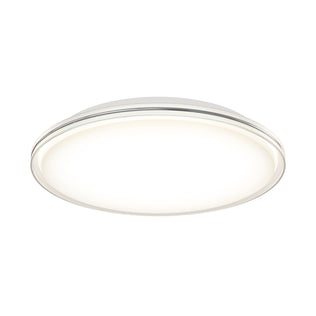 The Artika Astrid 16.5 in. LED flush mount offers 5 CCTs, a white frosted cover, dimming, and remote control for soft modern light.