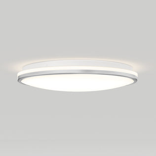 The Artika Macy 15 in. LED flush mount light is a modern, round RGB Wifi ceiling fixture with a frosted cover for soft light.
