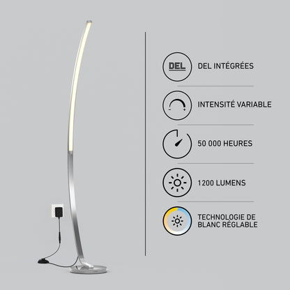 Lampadaire DEL Arc