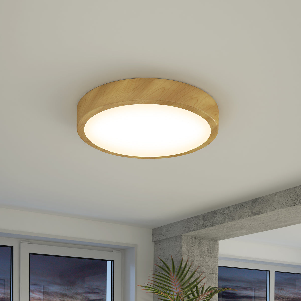 Dryad 15 in. LED Modern flush mount light