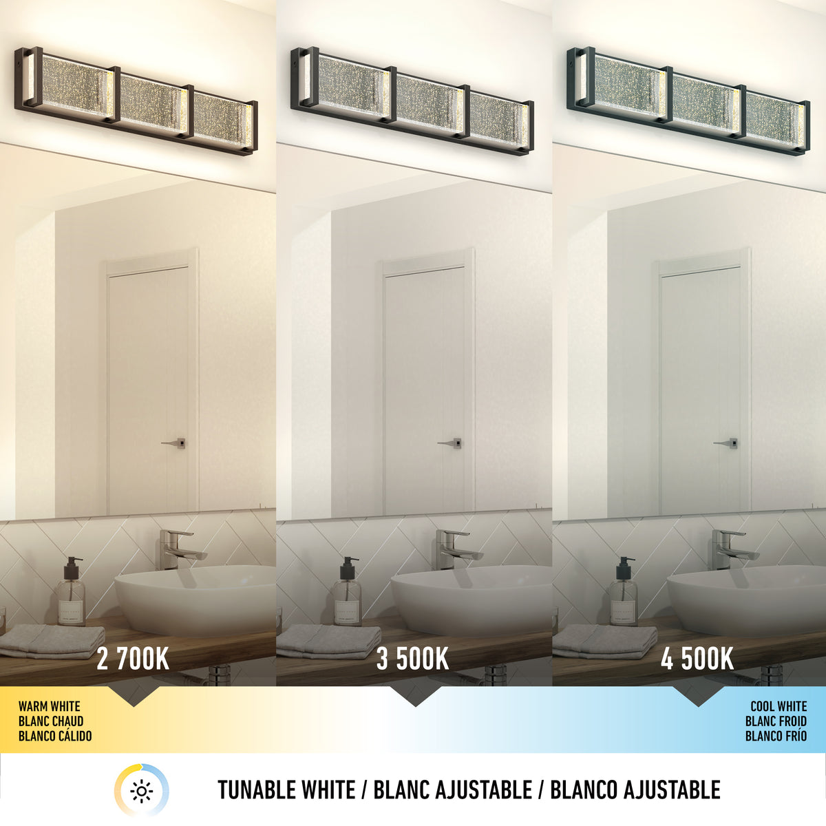 Subway Essence 27-in (69 cm) Integrated LED Vanity Light Bar for Bathroom