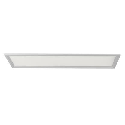 The Artika Sunray ultra thin LED light panel 3 CCT features a rectangular design with a silver frame, shown from below against a white background.