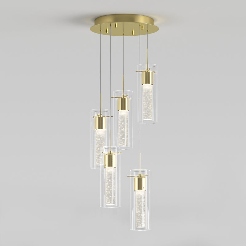 Essence suspension à 5 lumières à DEL