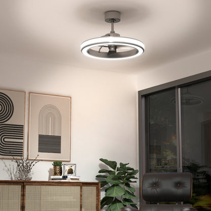 Edwin ventilateur moderne 25 po. à DEL - avec télécommande