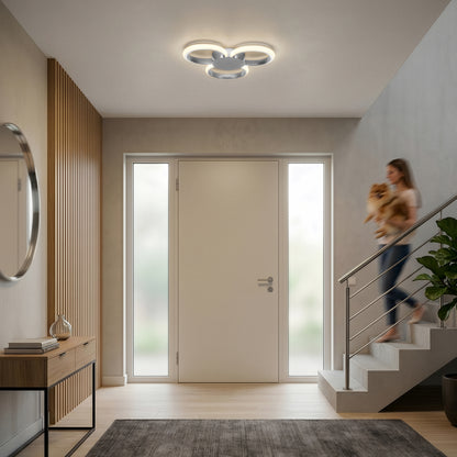 Nyala luz de techo LED moderna empotrada 38 cm (15 in.) 5 CCT