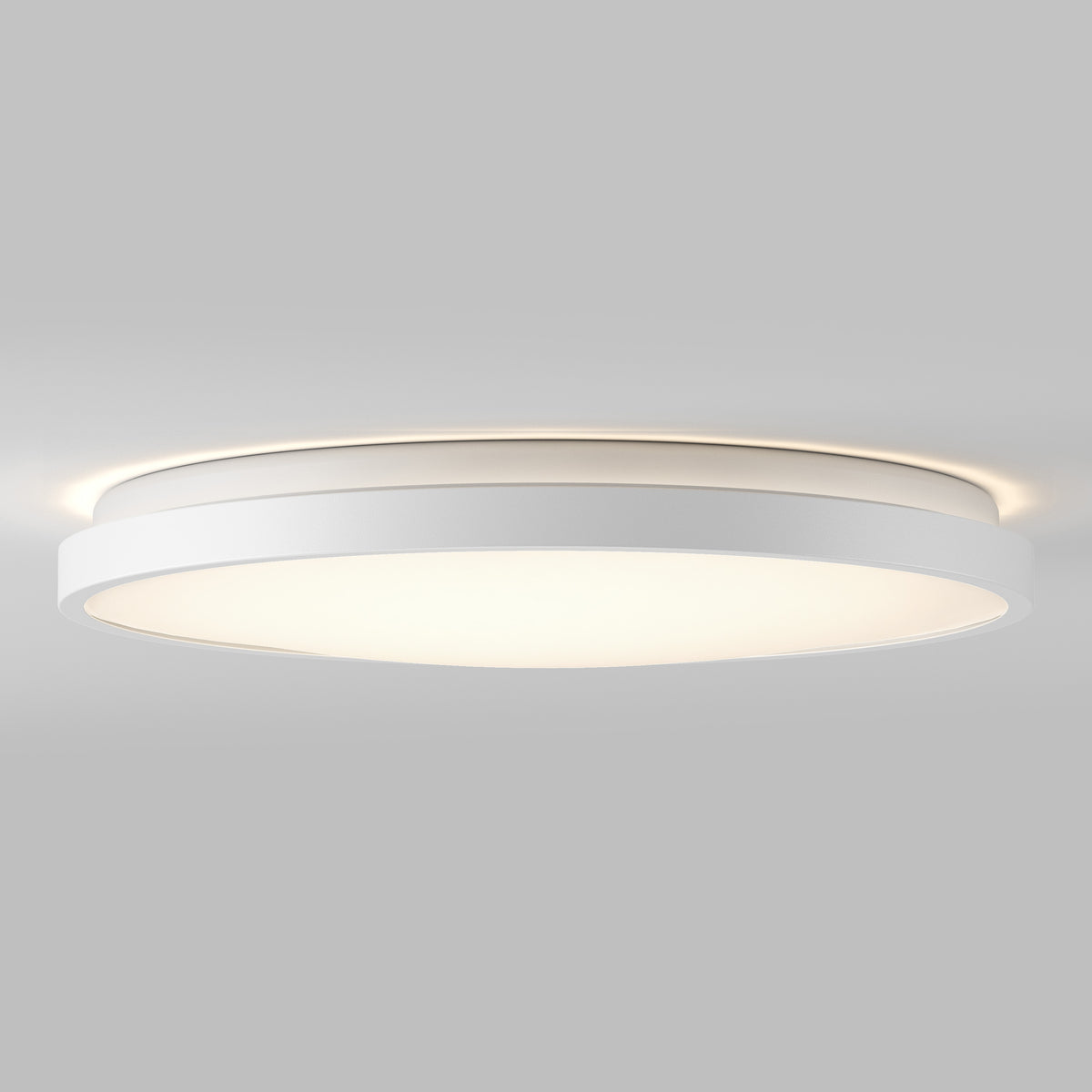 Artika Isara 15 in. RGBIC LED flush mount with interchangeable trim emits a soft, even glow on any ceiling.