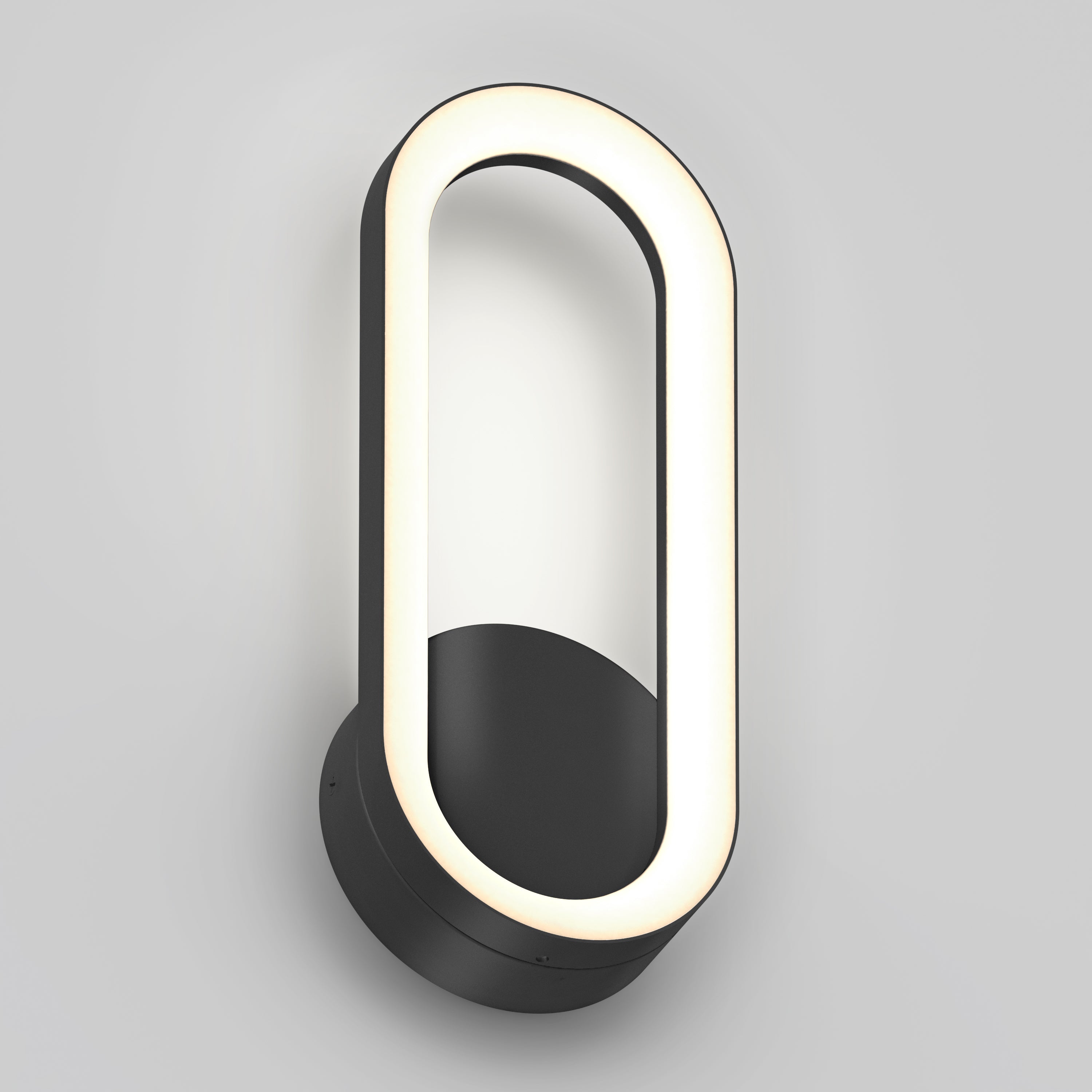 Aiden modern LED indoor-outdoor wall light in Black | Artika Canada