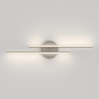 The Artika Cisco 27-in (69 cm) Integrated LED 5-CCT Vanity Light Bar offers adjustable color balance and a modern minimalist design—ideal for bathrooms seeking soft, customizable illumination.