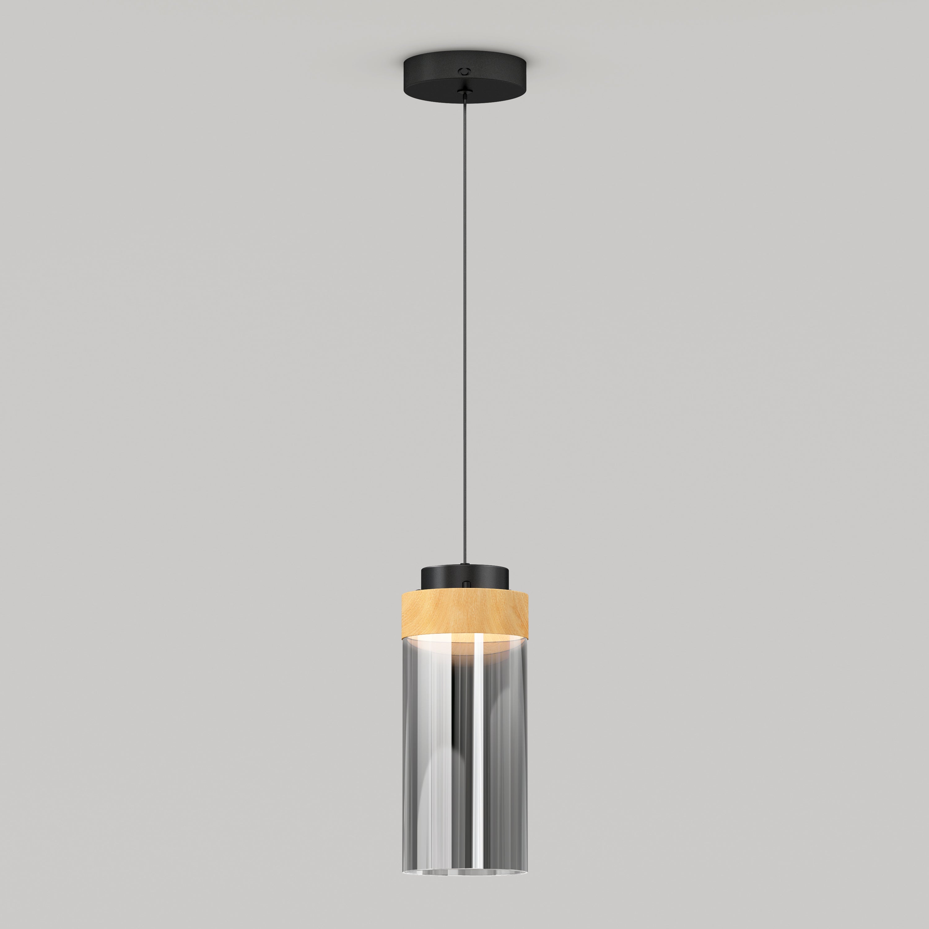 Hanson 1-light LED pendant in Black | Artika Canada