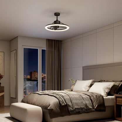 Carat 23" LED Modern Ceiling Fan with Remote Control