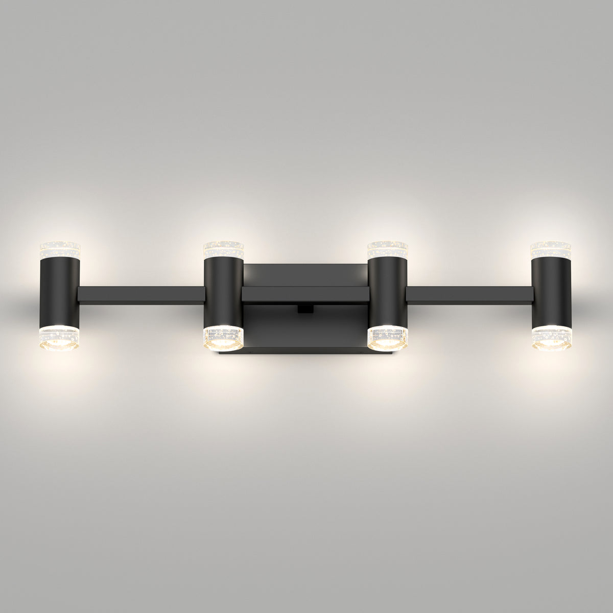 The Artika Mist 26-in (67 cm) Integrated LED 5-CCT Vanity Light Bar offers customizable color balance, sleek modern design, and efficient bathroom lighting with a black base—perfect for contemporary spaces.