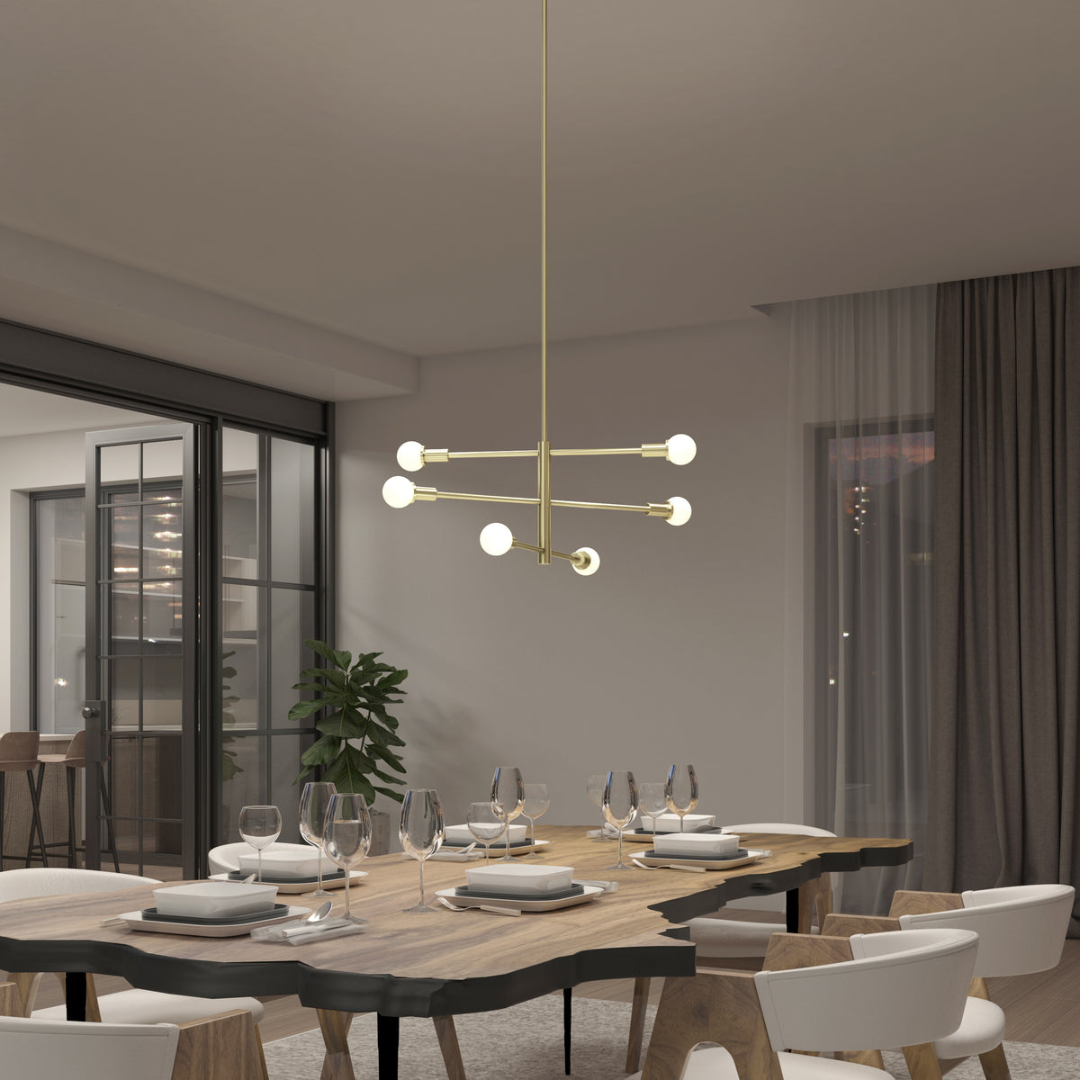 Aristo LED pendant light 5 CCT