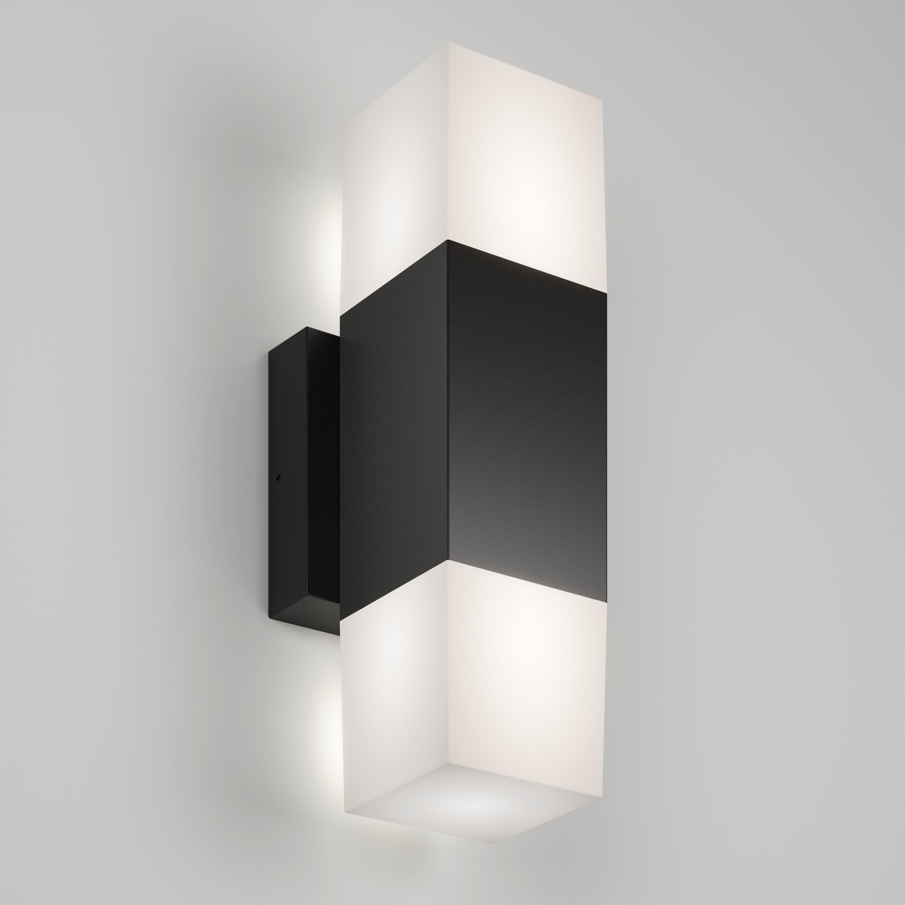 Lennox LED Wall Light 3 CCT Matte Black in Matte Black | Artika Canada