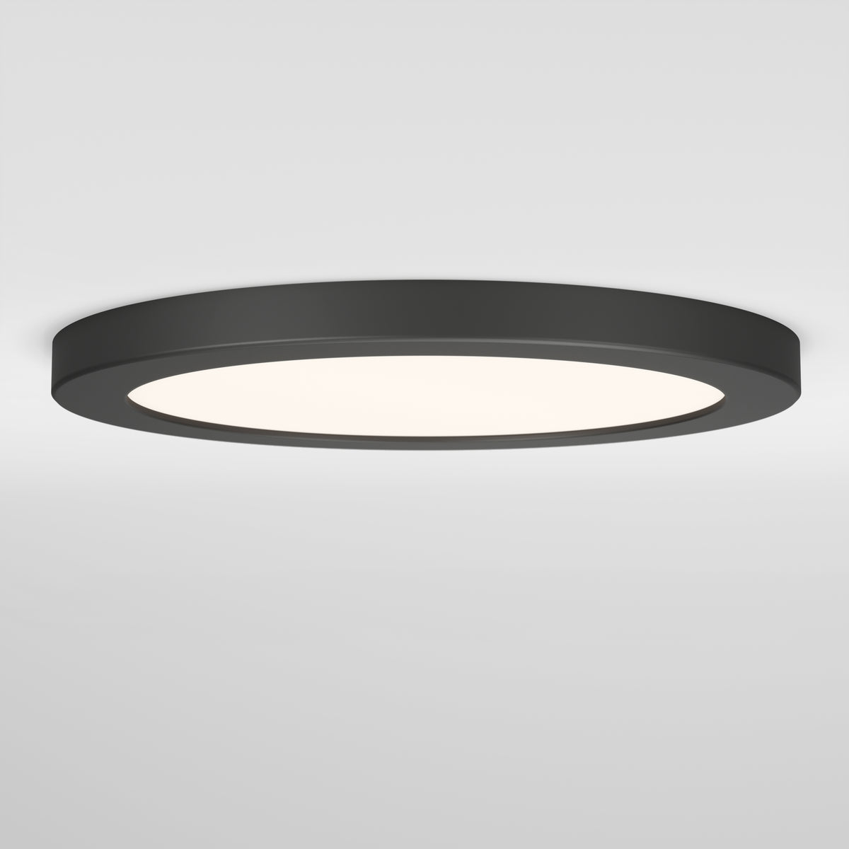 The Artika Europa Disk 9 in. LED modern flush mount light features a round, flat black design with 3 selectable color temperatures, providing a bright, even glow on your ceiling.
