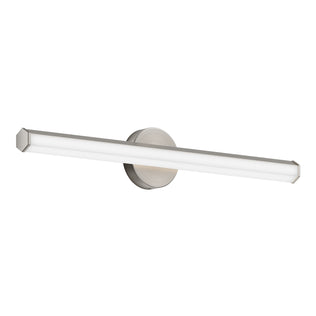 The Artika Ewen modern LED bathroom vanity light 5 CCT offers adjustable color, ideal for sleek bathroom mirror lighting.
