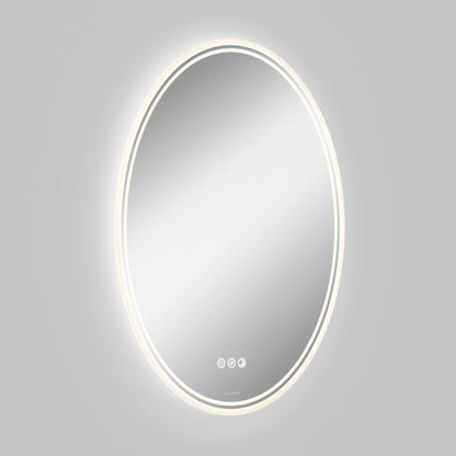Corby 22 in. x 28 in. LED mirror 3 CCT with defogger