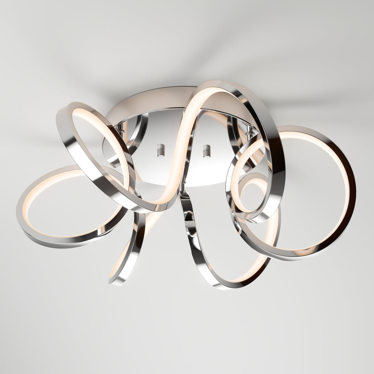 Swirl Ribbon plafonnier à DEL moderne 50 cm (20 po)
