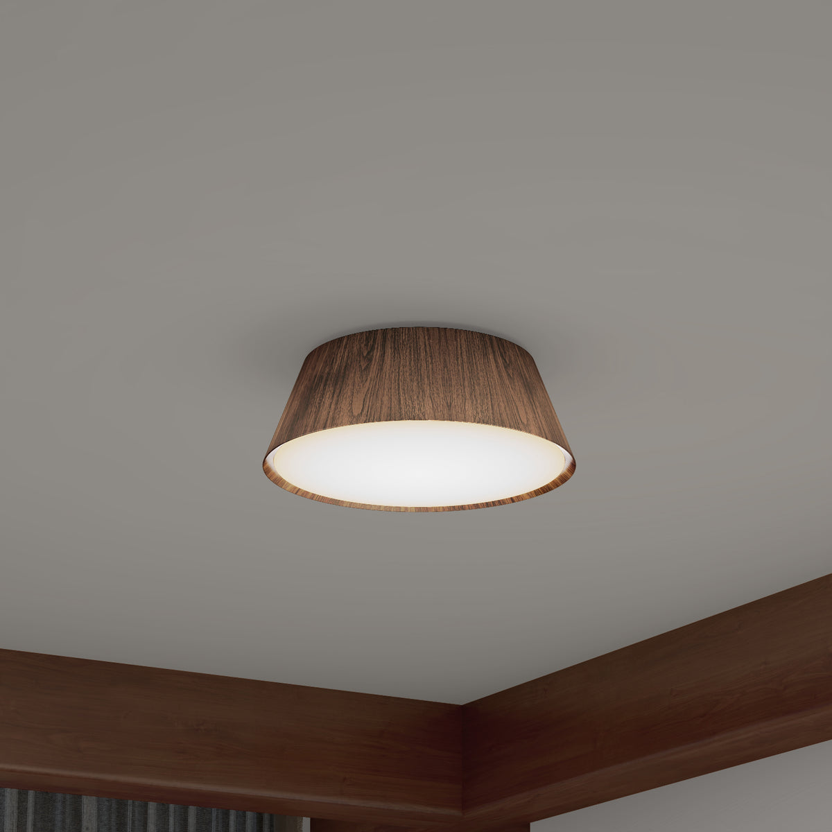 Dunham 15 in. (38 cm) Modern LED Flush Mount Ceiling Light 5 CCT