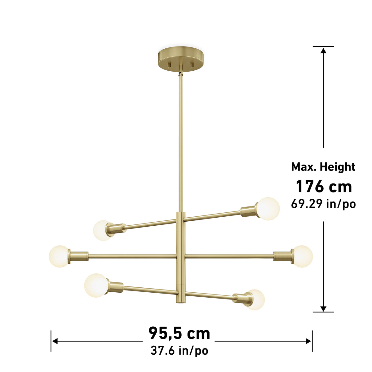 Aristo LED pendant light 5 CCT