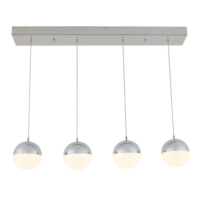 Sparkle lámpara suspendida LED de 4 luces