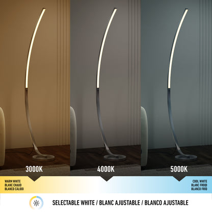 Lampadaire DEL Arc