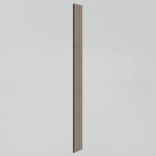 The Artika Sonolok sound-absorbing wall panel kit features a single vertical wooden slat with evenly spaced narrow grooves, displayed against a plain light gray background.