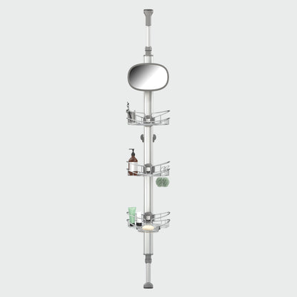 Neptune shower caddy with mirror