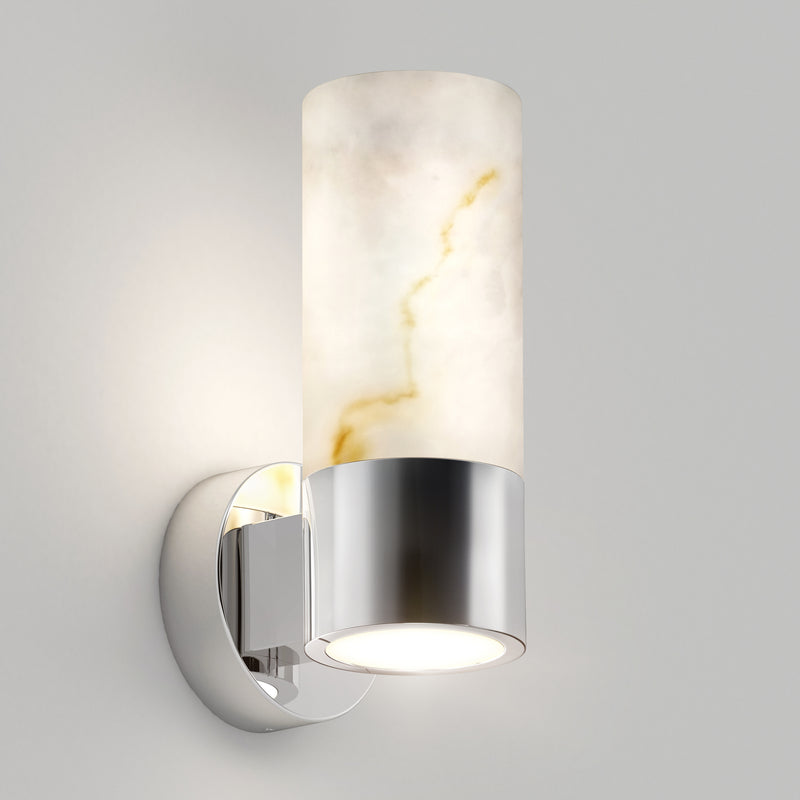 Marble LED contemporary sconce 5 CCT, Chrome