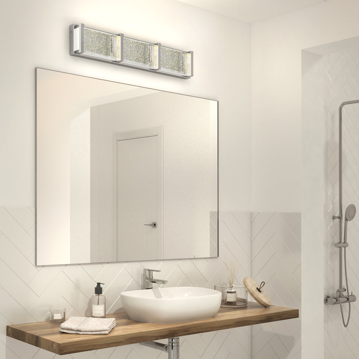 Subway Essence 27-in (69 cm) Integrated LED Vanity Light Bar for Bathroom