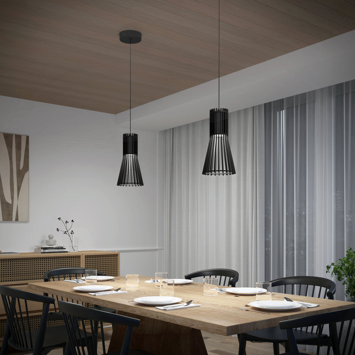 Kiyo modern LED pendant light 3 CCT
