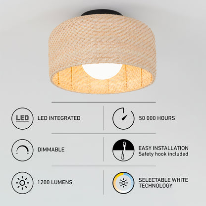 Emiko lámpara de techo moderno LED 5 CCT