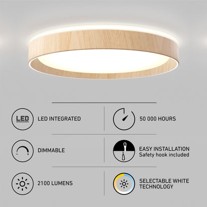 Callisto lámpara de techo LED 15 in. 5 CCT