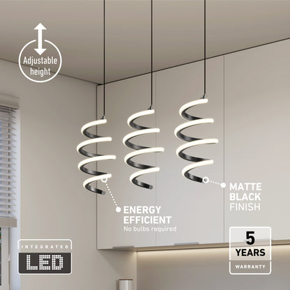 Chorus suspension à 3 Lumières à DEL 5 CCT