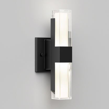 Gemini indoor-outdoor LED wall light