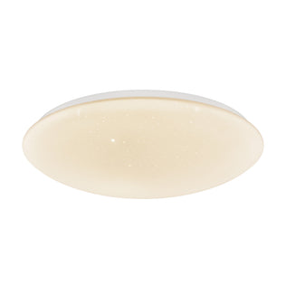 Artika Empress 13" Modern LED ceiling light with frosted cover, dimmable glow, and star-like details for subtle elegance.