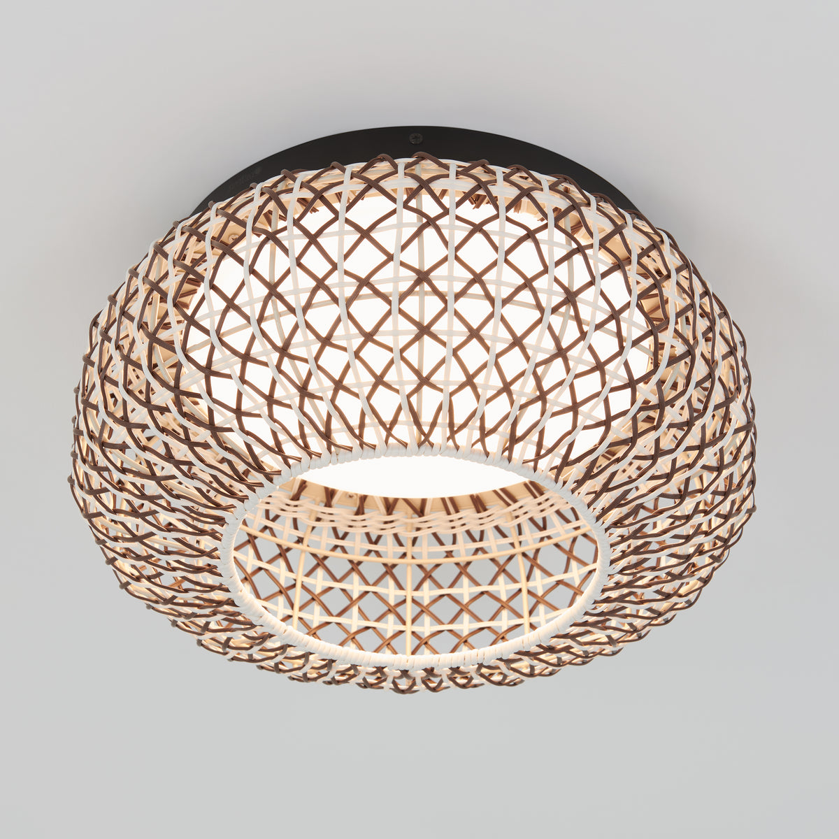 Benson 15 in. (39 cm) Modern LED Flush Mount Ceiling Light 5 CCT