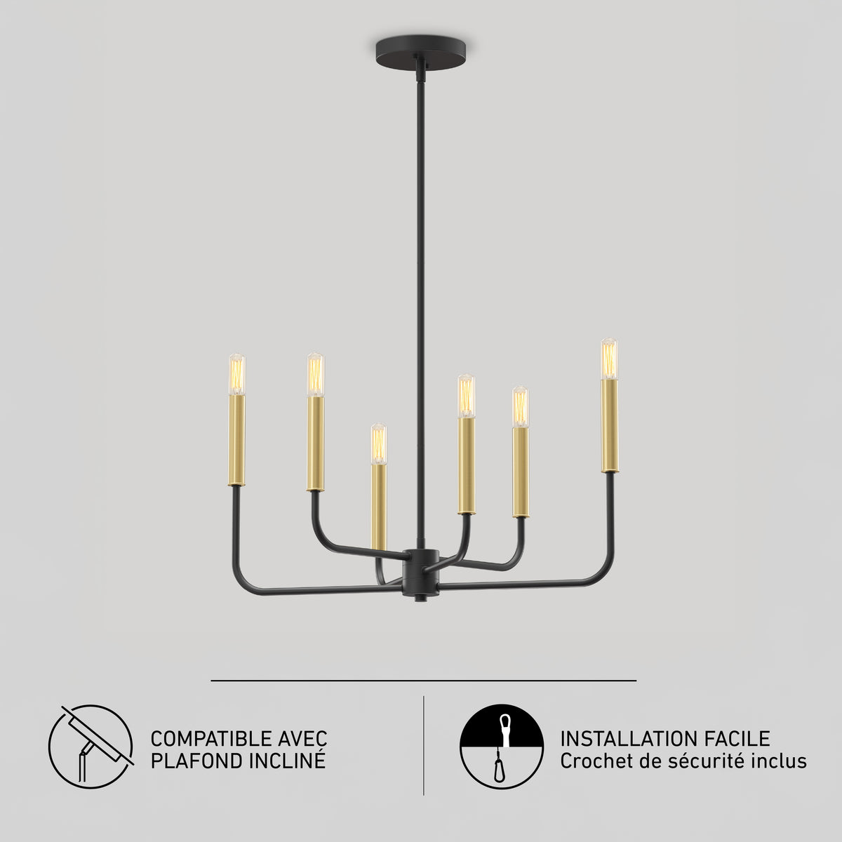 Manchester 6-light pendant