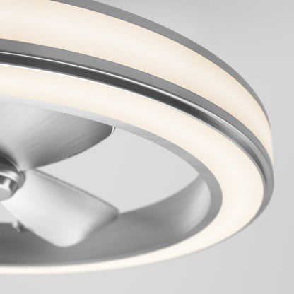 Edwin ventilateur moderne 25 po. à DEL - avec télécommande